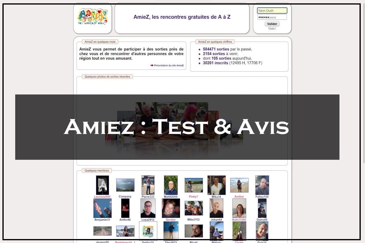 découvrez les avis sur amiez, une plateforme dédiée à la mise en relation des utilisateurs avec des services de qualité. lisez les retours d'expérience authentiques et informez-vous sur les meilleures options disponibles pour vos besoins.
