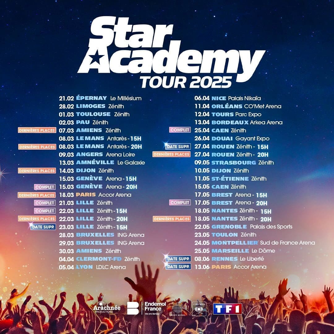 découvrez notre critique détaillée des concerts de la star academy, mettant en lumière les performances des candidats, l'ambiance sur scène et les moments inoubliables qui ont marqué ces événements live. plongez dans l'univers musical de cette célèbre émission !