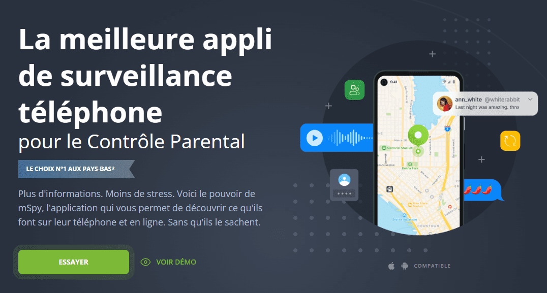 découvrez notre avis sur mspy, l'application de surveillance mobile. explorez ses fonctionnalités innovantes, son interface conviviale et son efficacité pour suivre l'activité des appareils. que vous soyez parent ou entreprise, apprenez comment mspy peut répondre à vos besoins de surveillance.
