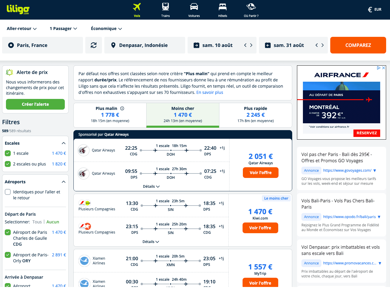 découvrez notre avis complet sur liligo : analyse des fonctionnalités, avantages, inconvénients et fiabilité de ce comparateur de vols, hôtels et locations pour préparer vos voyages en toute sérénité.