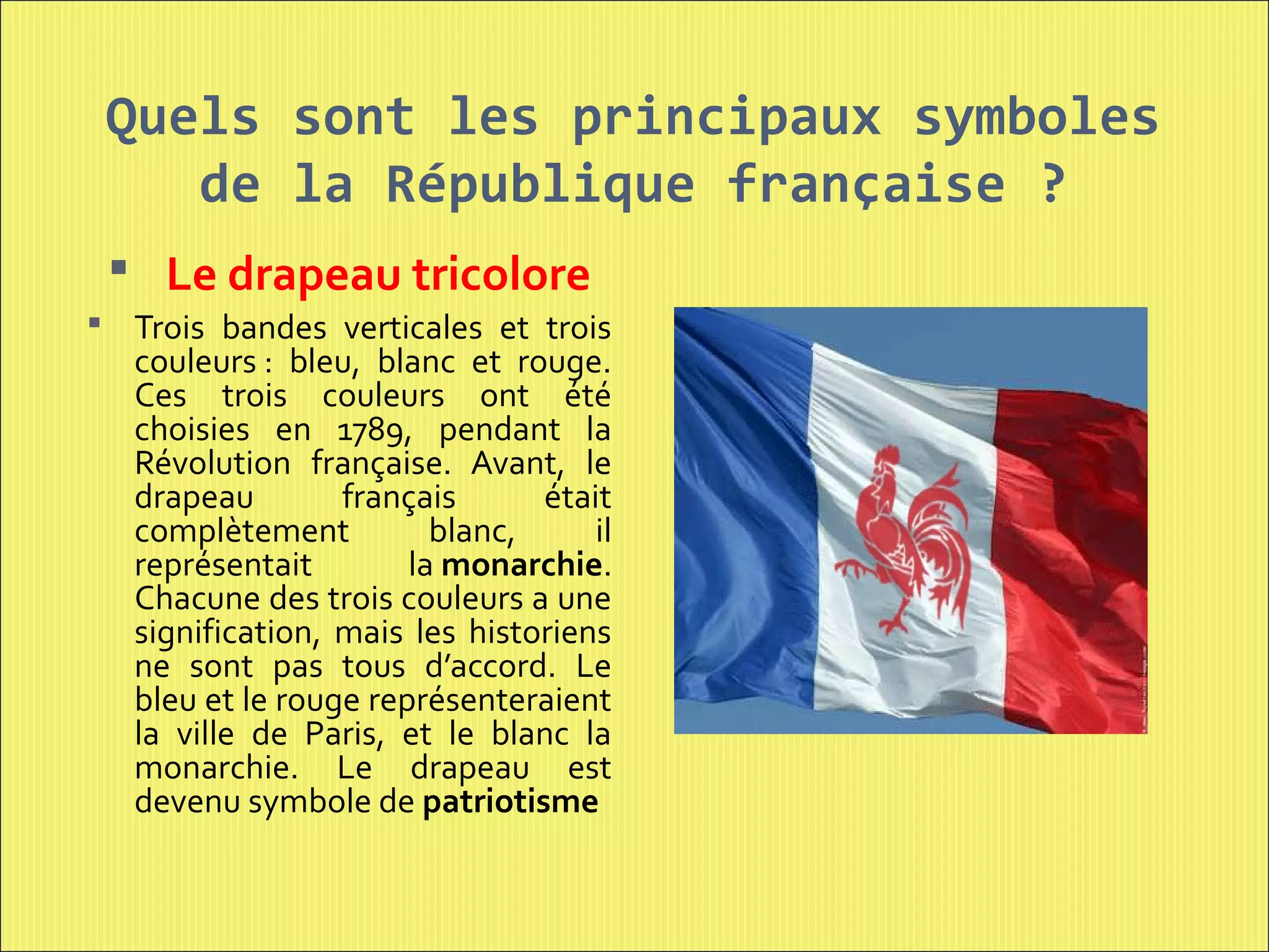découvrez la signification du drapeau français, ses couleurs et son histoire symbolique, reflet des valeurs de la république française.