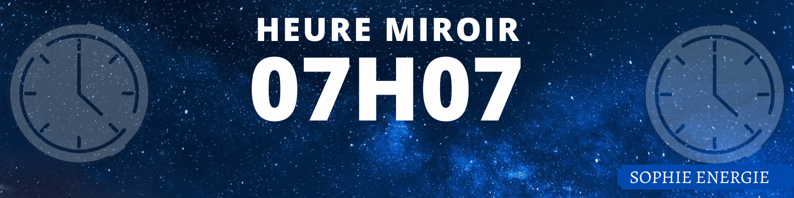 découvrez la signification de l'heure miroir 07h07 et ce qu'elle révèle sur votre vie amoureuse, votre avenir et vos messages de l'univers.