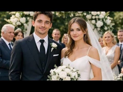 découvrez les coulisses du style de la mariée avec charles leclerc et alexandra saint mleux : une plongée exclusive dans l'élégance et la préparation du grand jour.
