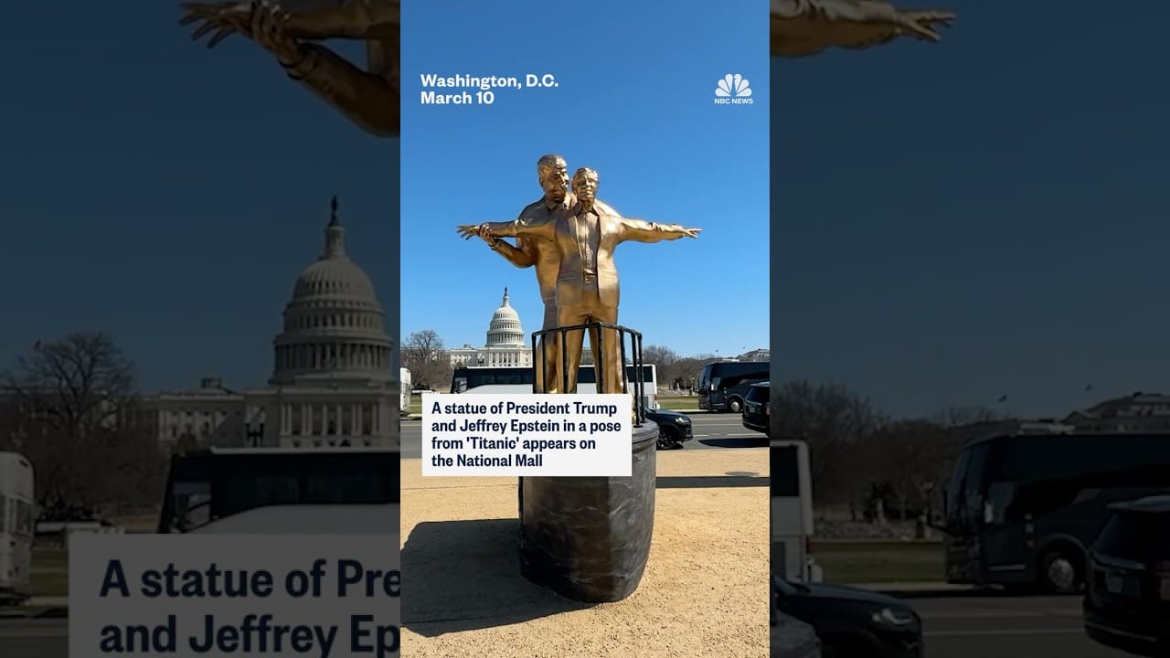 découvrez l'histoire derrière la statue controversée mêlant titanic, trump et epstein, qui suscite débats et controverses.
