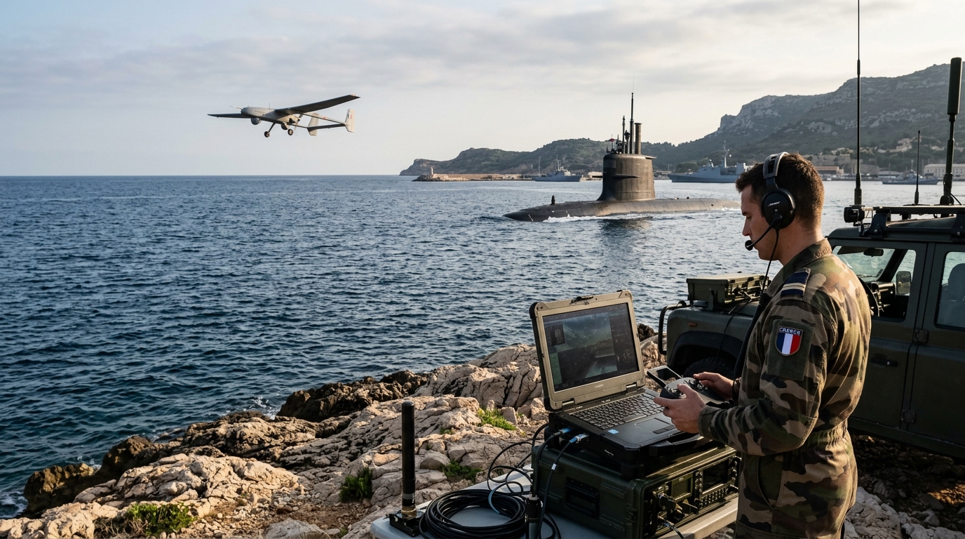 Drones et sous-marins : Airbus renforce la sécurité des communications confidentielles de l’armée française