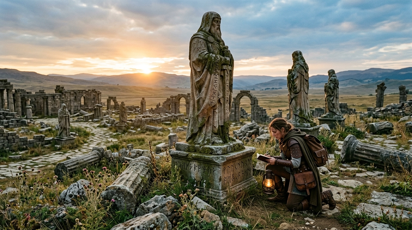 Crimson Desert : Percer le mystère des statues dans les Ruines des Plaines du Soleil Levant