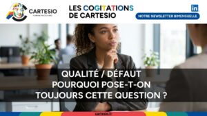 Candidat présentant ses qualités et ses défauts face à un recruteur pendant un entretien d'embauche